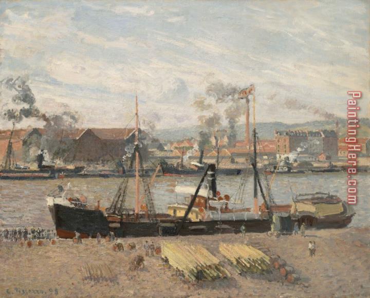 Camille Pissarro Port of Rouen